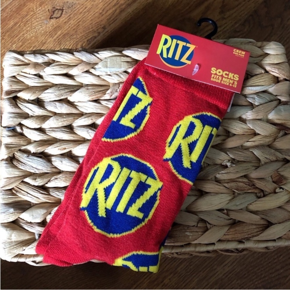 Ritz Crackers food crew socks